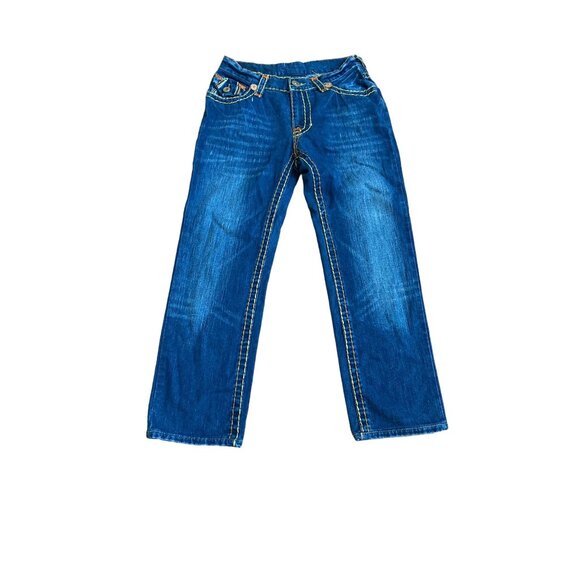 True Religion Mens Distressed Straight-Leg Denim Jeans Size 34 - Picture 8 of 8